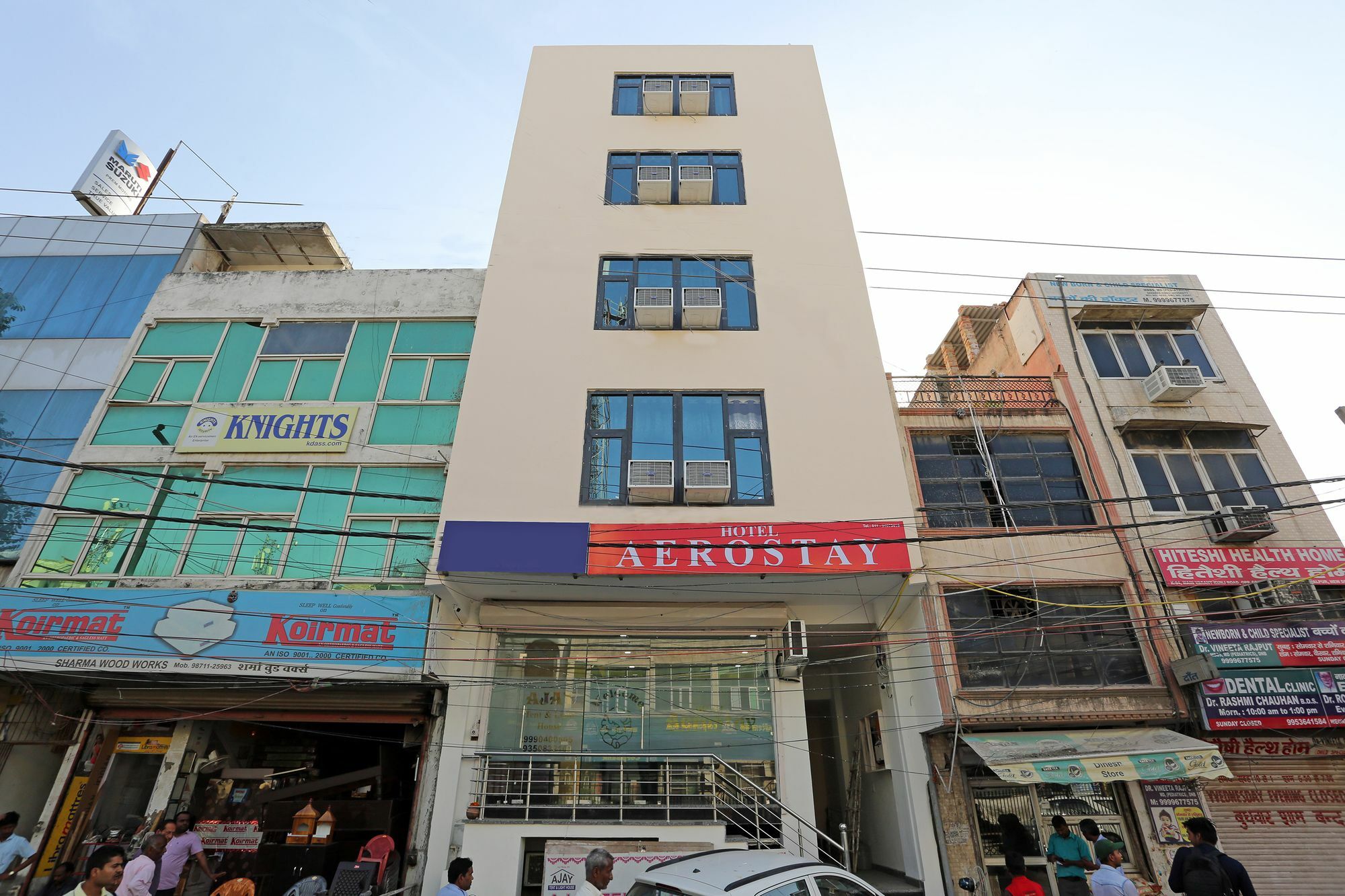 Hotel Aero Stay New Delhi Bagian luar foto